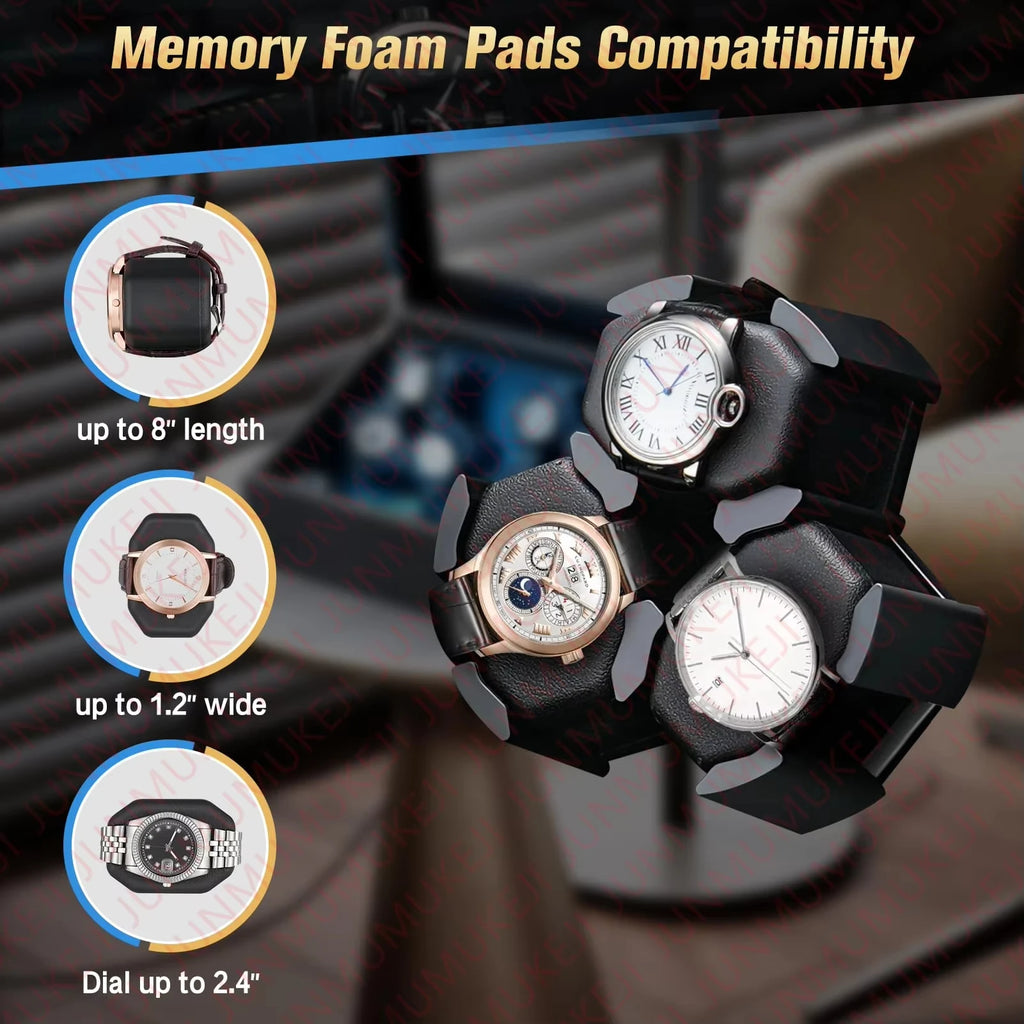 Watch Winders Box for Automatic Watches Box 6 watches Rotate Stand