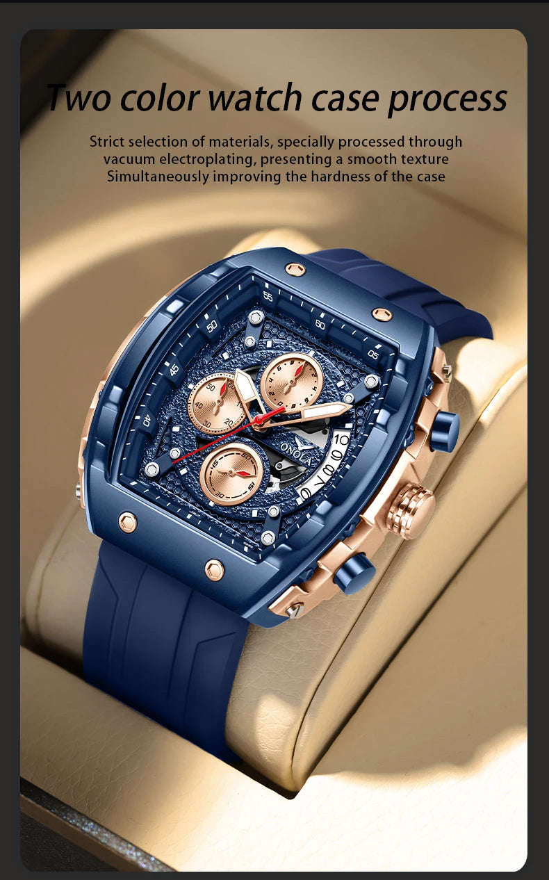 ONOLA Original Top Brand Men Watch Digital Quartz Watch Men Luminous Waterproof Date Watch Men's Sports Watch Reloj