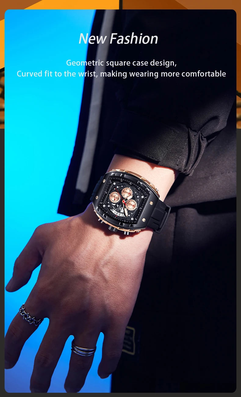 ONOLA Original Top Brand Men Watch Digital Quartz Watch Men Luminous Waterproof Date Watch Men's Sports Watch Reloj