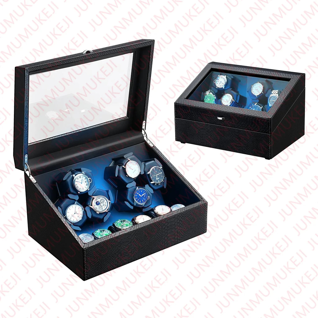 Watch Winders Box for Automatic Watches Box 6 watches Rotate Stand